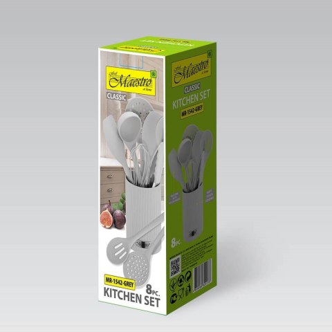 Przybory kuchenne 8 el. MR-1542-GREY MAESTRO