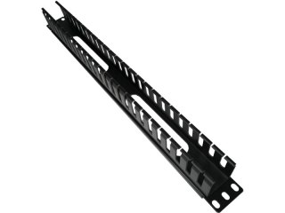 Organizator kabli 1U 19" z pokrywą maskującą ALANTEC