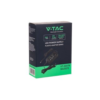 Zasilacz LED V-TAC 78W 24V 3.5A IP44 desktop filtr EMI VT-22078