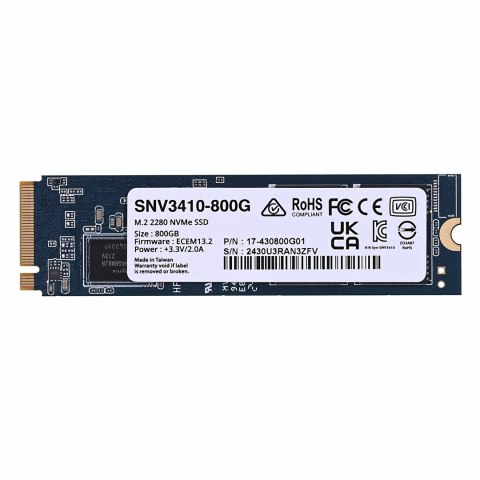 Dysk SSD Synology Plus Series 800GB M.2 (22x80) NVMe PCIe 3.0x4 SNV3410-800G (DWPD 0.7) Dysk SSD Synology Plus Series 800GB M.2 (22x80) NVMe PCIe 3.0x4 SNV3410-800G (DWPD 0.7)
