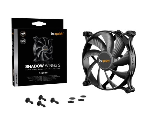 Wentylator do komputera BE QUIET! SHADOW WINGS 2 BL087 (140 mm; 900 obr/min)