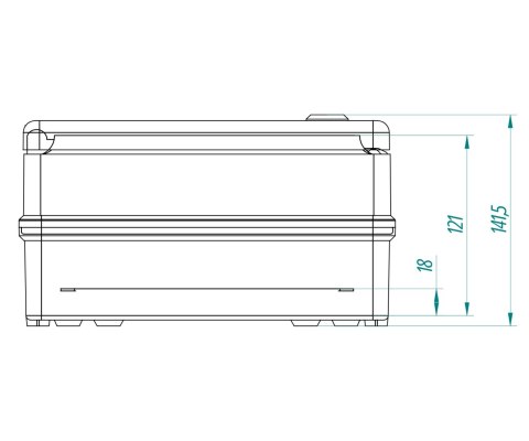 OBUDOWA HERMETYCZNA INDUSTRIAL/252X352X142/SR1-TR/EPN 252 x 352 x 142 mm Elektro-Plast Nasielsk OBUDOWA HERMETYCZNA INDUSTRIAL/252X352X142/SR1-TR/EPN 252 x 352 x 142 mm Elektro-Plast Nasielsk
