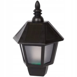 ELEWACYJNA ŚCIENNA LAMPA SOLARNA WISZĄCA LAMPION LATARNIA EFEKT PŁOMIENIA