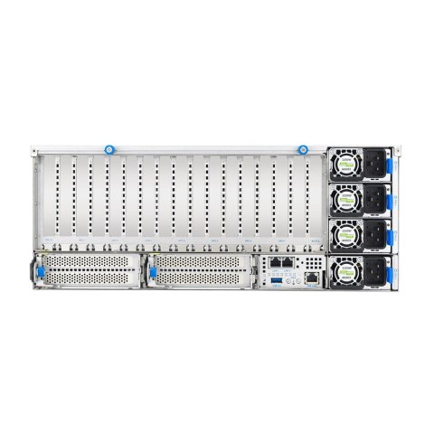 Platforma Asus Rack (1U) RS501A-E12-RS4 AMD Epyc 9005/9004 (4x NVMe/SATA HS, 2xM.2, 2x1Gbe, IPMI, 1+1 1600W )