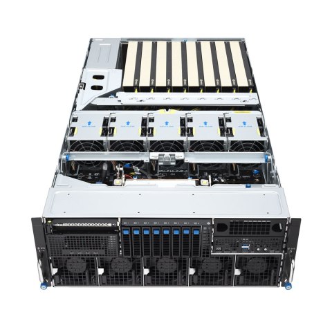 Platforma Asus Rack (1U) RS501A-E12-RS4 AMD Epyc 9005/9004 (4x NVMe/SATA HS, 2xM.2, 2x1Gbe, IPMI, 1+1 1600W )