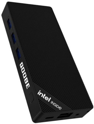 Mini PC Qoobe SUC N100/16GB/SSD 512GB/Win 11 Pro czarny