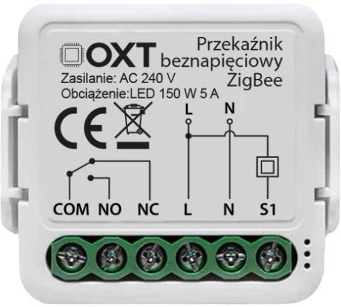 Moduł OXT mini beznapięciowy ZigBee TUYA Moduł OXT mini beznapięciowy ZigBee TUYA