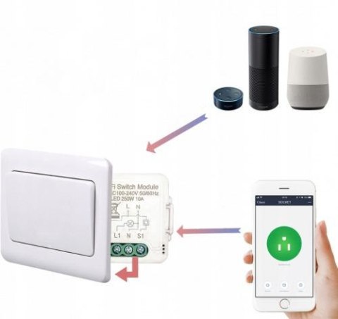 Moduł OXT mini przekaźnik 1 obw. bez N ZigBee TUYA Moduł OXT mini przekaźnik 1 obw. bez N ZigBee TUYA