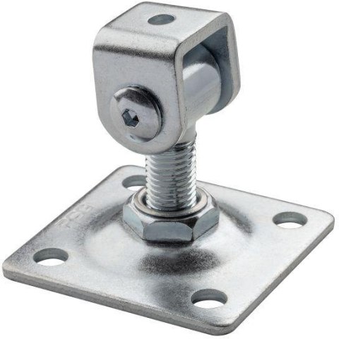 Zawias PSG 61.018.01 z szyldem 80x80x3mm - gwint M16 (regulowany, ucho ocynkowane) Zawias PSG 61.018.01 z szyldem 80x80x3mm - gwint M16 (regulowany, ucho ocynkowane)