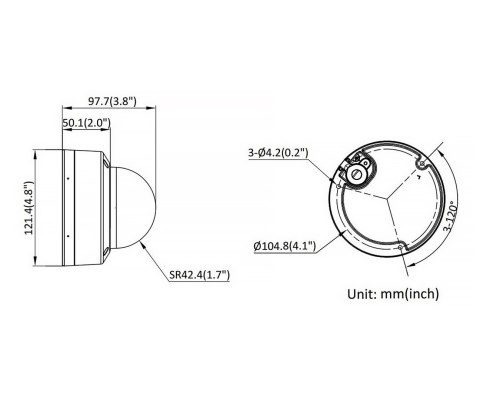 KAMERA WANDALOODPORNA IP DS-2CD2143G2-LI(2.8MM)/PL Smart Hybrid Light AcuSense - 4 Mpx Hikvision