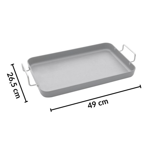 Brytfanna prostokątna z uchwytami CADAC Meridian z powłoką GreenGrill®
