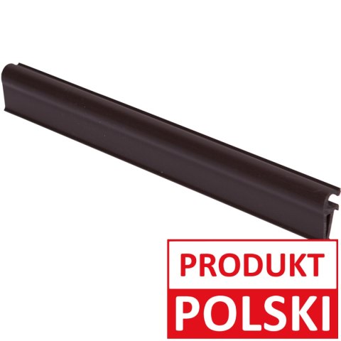 Klipsy do taśm ogrodzeniowych 10 szt. STANDARD BRĄZOWE