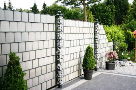 Klipsy do taśm ogrodzeniowych 10 szt. STANDARD BIAŁE