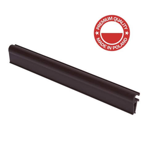 Klipsy do taśm ogrodzeniowych 10 szt. STANDARD BRĄZOWE