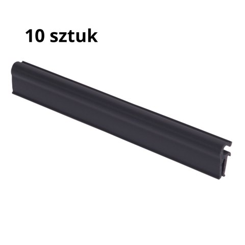 Klipsy do taśm ogrodzeniowych 10 szt. STANDARD GRAFIT