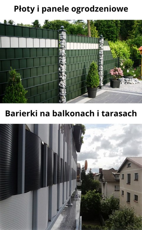 Taśma ogrodzeniowa ROLKA 26mb ORANGE 19cm PROTECTO™ ZIELONA