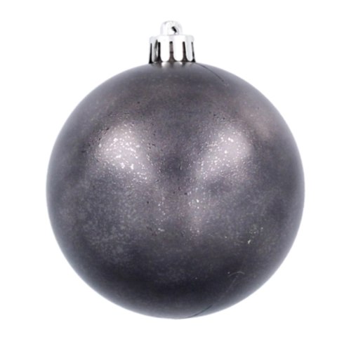 Ekskluzywna Bombka Choinkowa od Kamai Christmas Decoration® - Kolor Antracyt, Komplet 4 Sztuk