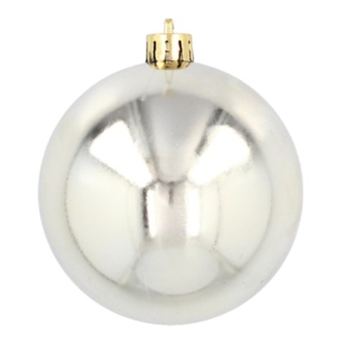 Ekskluzywna Bombka Choinkowa od Kamai Christmas Decoration® - Kolor Szampański, Komplet 4 Sztuk