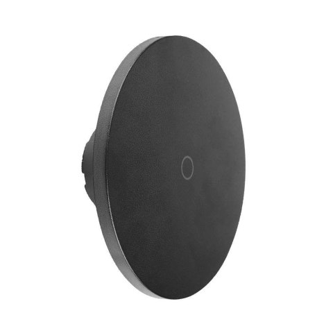 Oprawa ścienna kinkiet 12W V-TAC okrągły czarny CCT ściemnialny VT-83012 3000K-6400K 1200lm