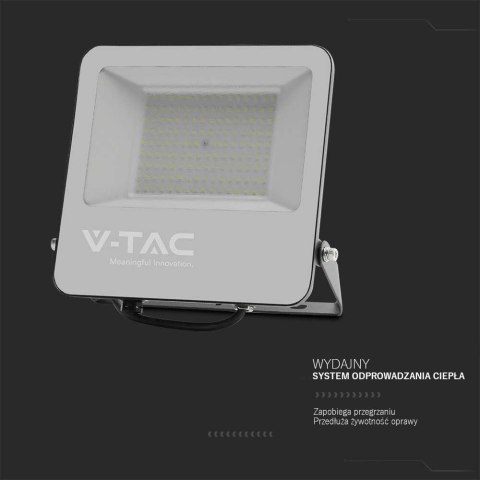 Projektor LED V-TAC 100W 185Lm/W czarny VT-44105 6500K 18500lm