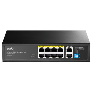 SWITCH POE FS1010P 8-PORTOWY CUDY