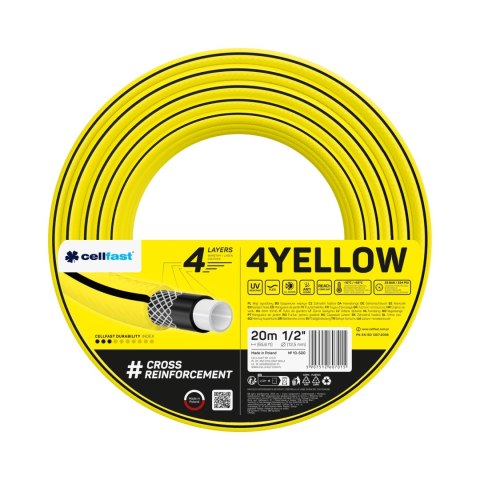 WĄŻ OGRODOWY 4 YELLOW 1/2'' 20MB WĄŻ OGRODOWY 4 YELLOW 1/2'' 20MB