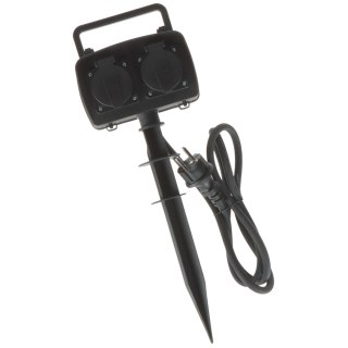 LISTWA ZASILAJĄCA OGRODOWA OR-AE-13138 (2 GNIAZDA) 1.5 m ORNO