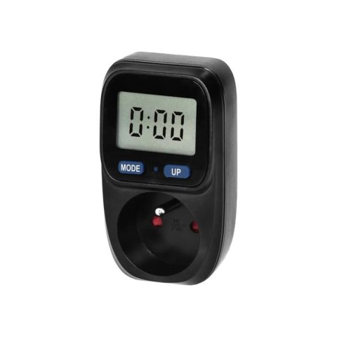 WATOMIERZ, KALKULATOR ENERGII Z WYŚWIETLACZEM LCD, CZARNY