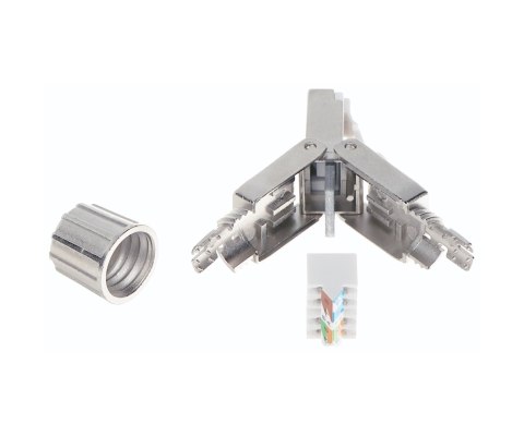 WTYK MODULARNY EKRANOWANY RJ45/FTP6A-HAND/S DELTA NETWORK