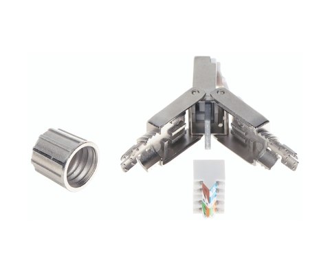 WTYK MODULARNY EKRANOWANY RJ45/FTP7-HAND/S DELTA NETWORK