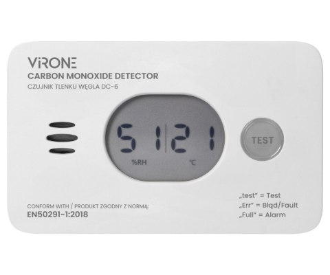 ZESTAW CZUJEK TLENKU WĘGLA (CZADU) I DYMU DC-7 Virone ZESTAW CZUJEK TLENKU WĘGLA (CZADU) I DYMU DC-7 Virone