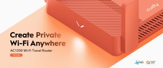 ROUTER VPN TR1200 Wi-Fi 2.4 GHz, 5 GHz 300 Mb/s + 867 Mb/s CUDY