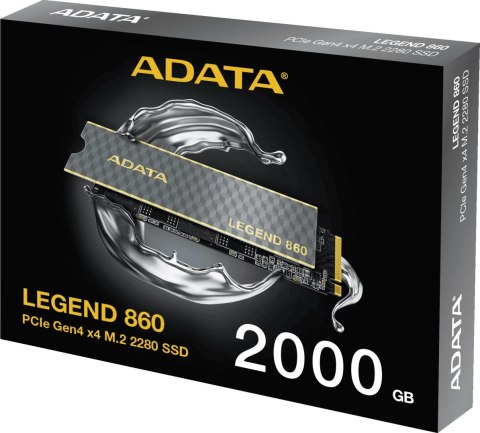 Adata Dysk SSD LEGEND 860 2TB PCIe 4x4 6000/5000 MB/s M.2