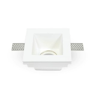 Oczko V-TAC gips GU10 wpuszczane kwadrat 120x120 białe VT-763