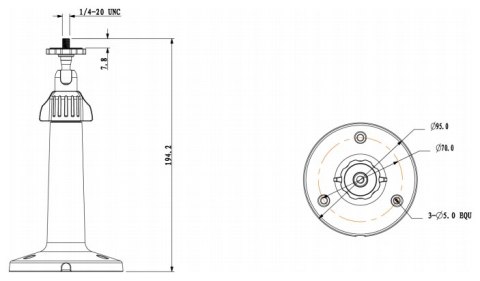 UCHWYT DAHUA PFB110W UCHWYT DAHUA PFB110W