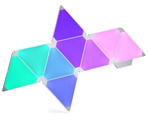 INTELIGENTNE PANELE LED Aurora Nanoleaf Light Panels Smarter Kit WI-FI (Zestaw 9 paneli)