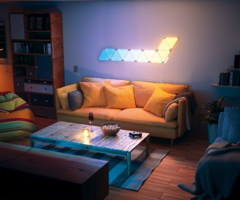 INTELIGENTNE PANELE LED Aurora Nanoleaf Light Panels Smarter Kit WI-FI (Zestaw 9 paneli)