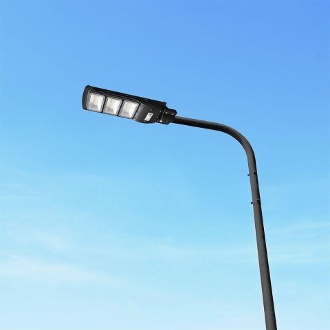 Naświetlacz Oprawa Uliczna LED Solarna V-TAC 12W Czarny VT-ST180W 6000K 1200lm
