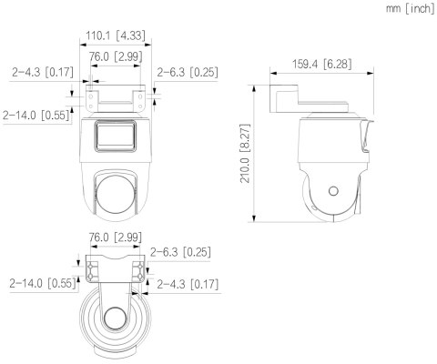 KAMERA PT IP OBROTOWA ZEWNĘTRZNA IPC-PTS2249B-E2-S-PV-LED-0360B-PRO WizColor Active Deterrance - 1080p 3.6 mm DAHUA KAMERA PT IP OBROTOWA ZEWNĘTRZNA IPC-PTS2249B-E2-S-PV-LED-0360B-PRO WizColor Active Deterrance - 1080p 3.6 mm DAHUA