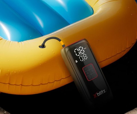 PRZENOŚNY MINI KOMPRESOR Z FUNKCJĄ POWERBANKU XB-AIRMASTER Xblitz