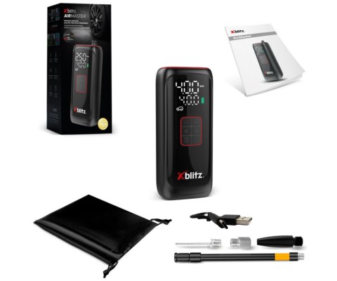 PRZENOŚNY MINI KOMPRESOR Z FUNKCJĄ POWERBANKU XB-AIRMASTER Xblitz