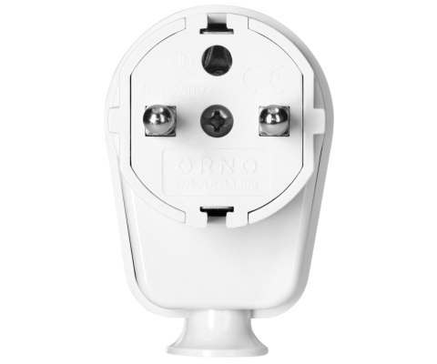 WTYCZKA KĄTOWA OR-AE-13305/W 230 V 16 A ORNO WTYCZKA KĄTOWA OR-AE-13305/W 230 V 16 A ORNO