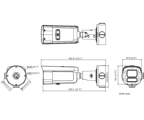 KAMERA WANDALOODPORNA IP DS-2CD2683G2-LIZS2U/SL(2.8-12MM)/PL Smart Hybrid Light AcuSense - 8 Mpx - MOTOZOOM Hikvision