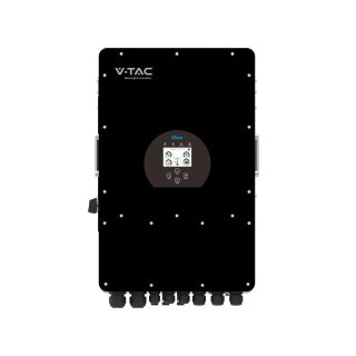 Falownik inwerter V-TAC deye 12KW hybrydowy trójfazowy niskonapięciowy czarny SUN-12K-SG04LP3-EU 10 lat gwarancji