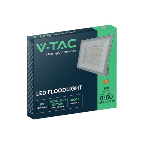Projektor LED V-TAC 100W LED SMD biały VT-44109 4000K 8150lm