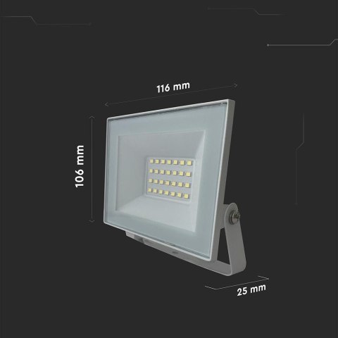 Projektor LED V-TAC 20W LED SMD biały VT-44022 6500K 1510lm