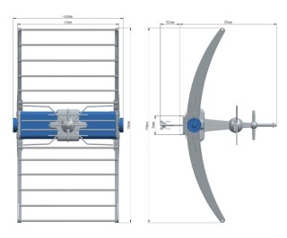 ANTENA SZEROKOPASMOWA ASR-CLASSIC/5G TELMOR