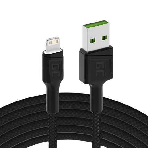 PRZEWÓD KABGC12 USB-A/LIGHTNING Ray 2.0 m Green Cell