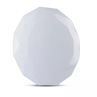 Plafon sufitowy V-TAC 40W LED pilot CCT fi.350 gwiazdy diament VT-8404 3000K-6500K 4000lm