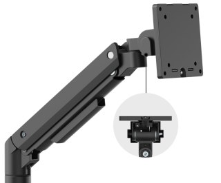 UCHWYT BIURKOWY DO MONITORA, NA SPRĘŻYNIE GAZOWEJ BRATECK-LDT69-C024P BRATECK